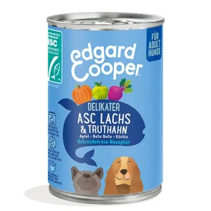 Sonderaktion Edgard & Cooper Adult Lachs und Truthahn getreidefrei 400 g